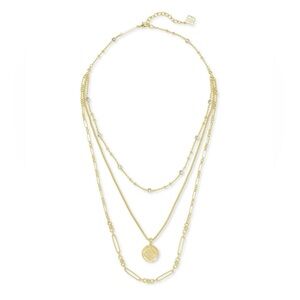 Kendra Scott 14k-plated Gold Layered Necklace - Medallion Collection